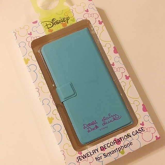 Disney(ディズニー)のDisney  ドナルド&デイジー　ジュエリースマホケース スマホ/家電/カメラのスマホアクセサリー(iPhoneケース)の商品写真