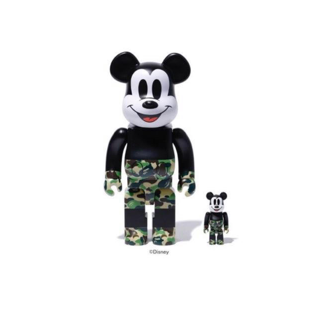 A BATHING APE(アベイシングエイプ)のBE@RBRICK BAPE MICKEY MOUSE  100%&400% エンタメ/ホビーのフィギュア(その他)の商品写真