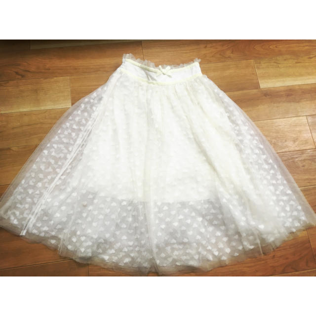 LIZ LISA(リズリサ)の匿名希望9366様専用☆ハートチュールスカート レディースのスカート(ひざ丈スカート)の商品写真