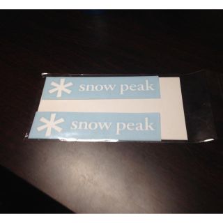 スノーピーク(Snow Peak)のsnow peak カッティングステッカー　二枚(その他)