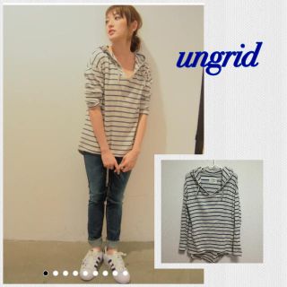 アングリッド(Ungrid)のungrid ルーズニットソーパーカー(パーカー)