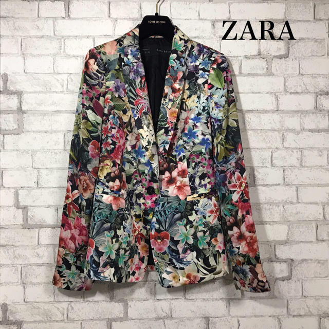 ZARA 花柄 ジャケット | フリマアプリ ラクマ