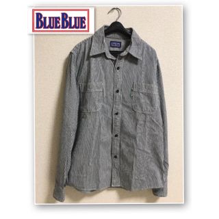 ブルーブルー(BLUE BLUE)の美品  BLUE BLUE:ヒッコリーシャツ(シャツ)