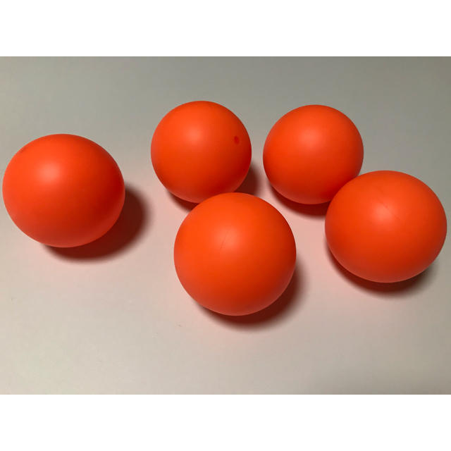 プレイ製　シリックスボールライト　オレンジ　5個セット　ジャグリンググッズ | フリマアプリ ラクマ