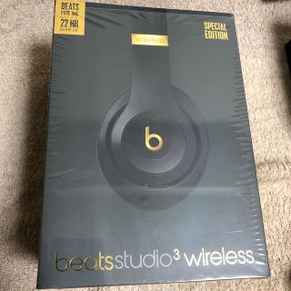 オーディオ機器【新古品】Beats Studio3 Wireless保証書・保証期間有り