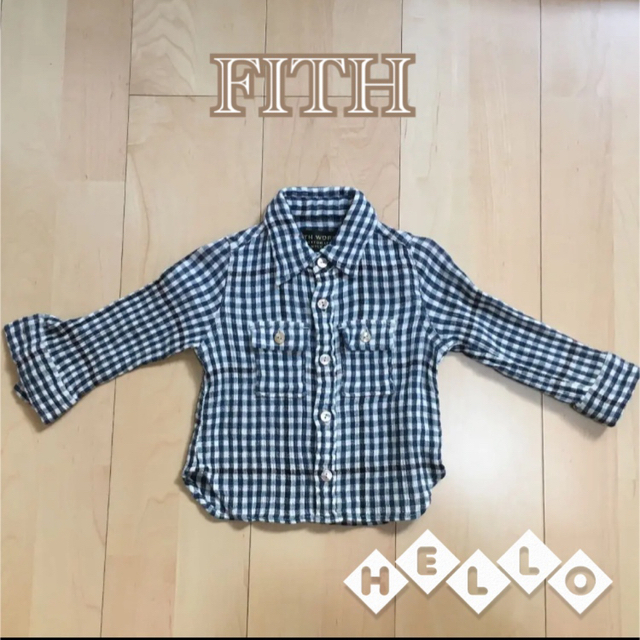 FITH(フィス)のFITHのチェックシャツ  キッズ/ベビー/マタニティのベビー服(~85cm)(シャツ/カットソー)の商品写真