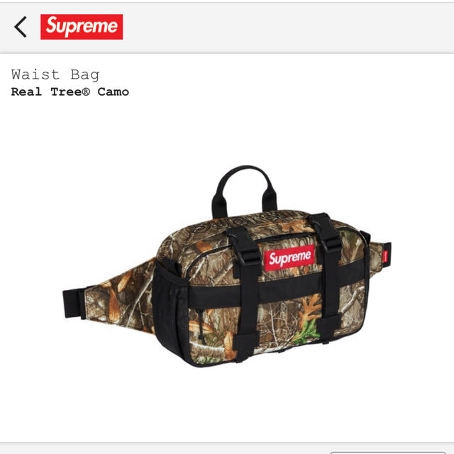 supreme waist bag real tree camo リアルツリー