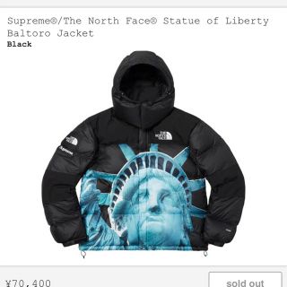 シュプリーム(Supreme)のsupreme the north face バルトロ 黒 M(ダウンジャケット)