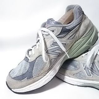 ニューバランス(New Balance)の
希少アメリカ製ビンテージ！ニューバランス990高級スニーカー灰銀


(スニーカー)