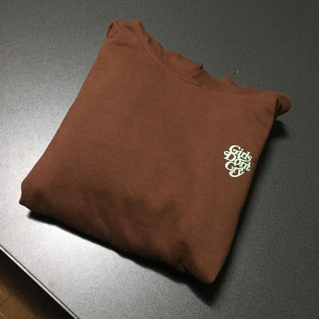 GDC(ジーディーシー)のgirls don't cry Hoodie パーカー M brown 茶 メンズのトップス(パーカー)の商品写真