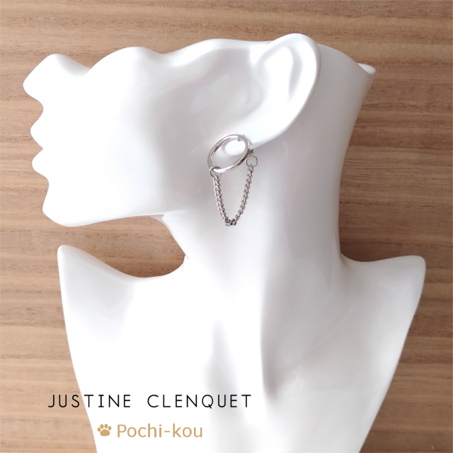 【速達】 Justine Clenquet Jane ピアス シングル