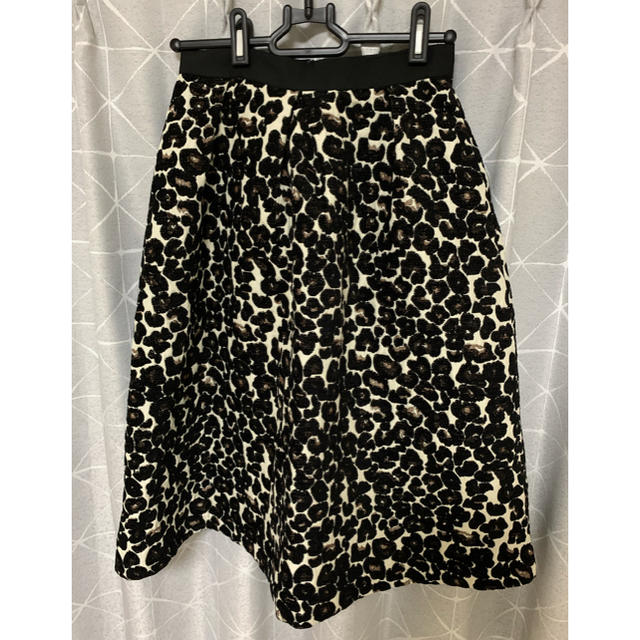 Techichi(テチチ)のレオパードスカート レディースのスカート(ひざ丈スカート)の商品写真