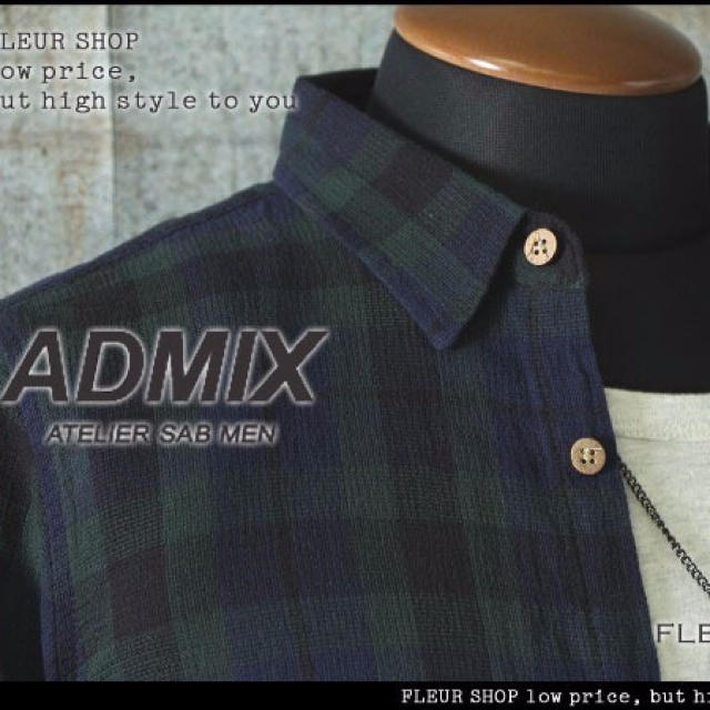 A.S.M ATELIER SAB MEN(エイエスエム)の★新品・未使用★アローズ 系 アトリエサブ メンズ M ボタンダウンシャツ  メンズのトップス(シャツ)の商品写真