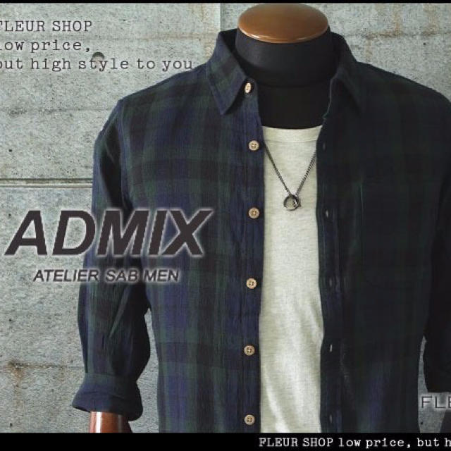 A.S.M ATELIER SAB MEN(エイエスエム)の★新品・未使用★アローズ 系 アトリエサブ メンズ M ボタンダウンシャツ  メンズのトップス(シャツ)の商品写真