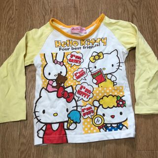 ハローキティ　黄色イエロー　100サイズ　トップス(Tシャツ/カットソー)