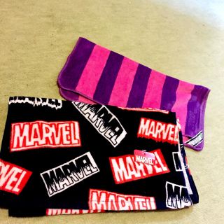 マーベル(MARVEL)のEVE★様専用＊＊MARVELのフェイスタオルとハンドタオル＊2枚セット送料込(タオル/バス用品)