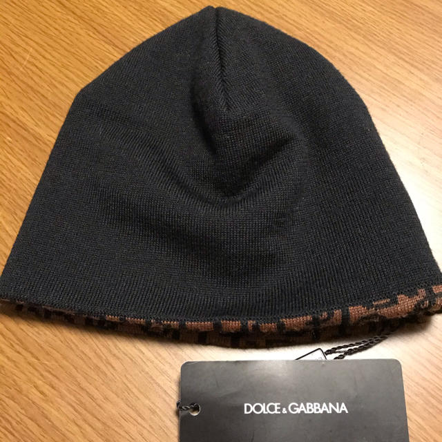 DOLCE&GABBANA(ドルチェアンドガッバーナ)のドルチェ&ガッバーナ　ニット帽 メンズの帽子(ニット帽/ビーニー)の商品写真