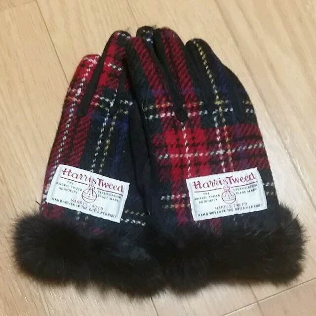 Harris Tweed(ハリスツイード)のハリスツイード　手袋 レディースのファッション小物(手袋)の商品写真