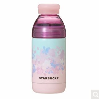 スターバックスコーヒー(Starbucks Coffee)の新品未使用◆スターバックス さくら ステンレスタンブラー ペールブルー ボトル(タンブラー)