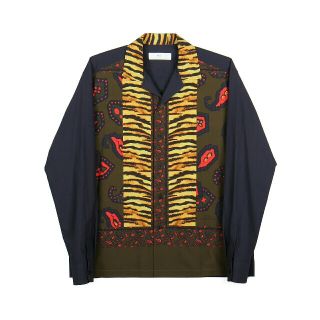 トーガ(TOGA)のtoga virilis  panel print cotton shirt(シャツ)