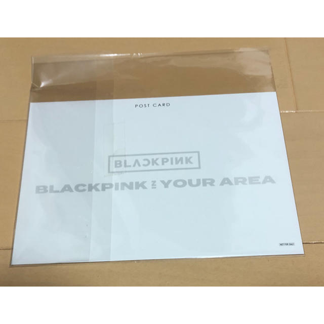 未開封ポストカード　BLACK PINK  YOUR AREA 特典 エンタメ/ホビーのタレントグッズ(ミュージシャン)の商品写真