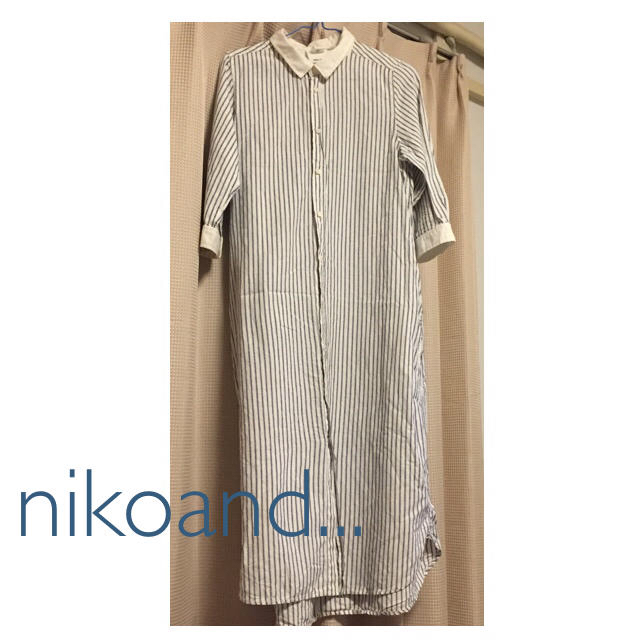 niko and...(ニコアンド)のnikoand...ロングシャツワンピ レディースのワンピース(ロングワンピース/マキシワンピース)の商品写真