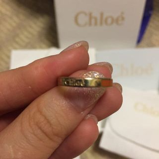 クロエ(Chloe)の中古品 クロエ 指輪 9号 茶色(リング(指輪))