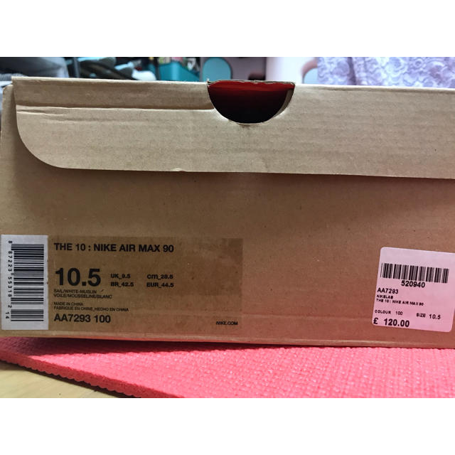 NIKE OFF WHITE AIR MAX 90 オフホワイト 28.5