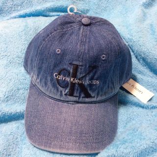 カルバンクライン(Calvin Klein)のアメリカ購入 CKカルバンクライン デニムキャップ スナップバック  (キャップ)