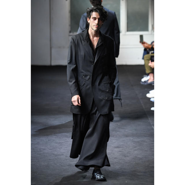 yohji yamamoto 19ss 極太サスペンダーパンツ | フリマアプリ ラクマ