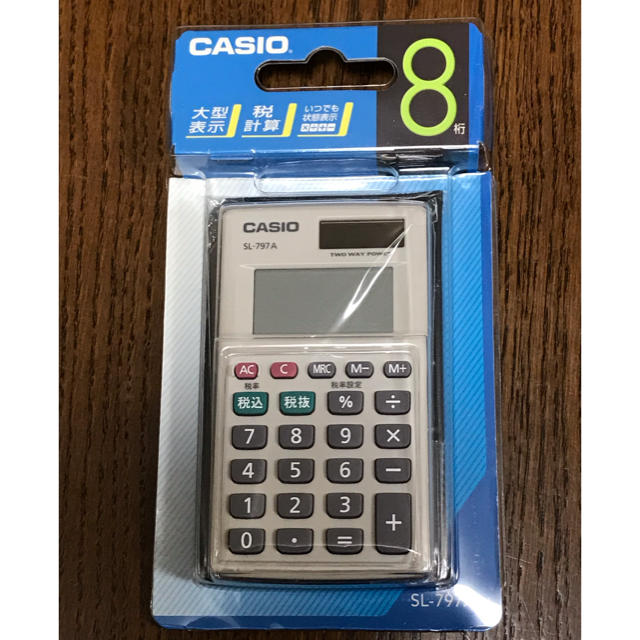 CASIO(カシオ)のCASIO  電卓 インテリア/住まい/日用品のオフィス用品(オフィス用品一般)の商品写真