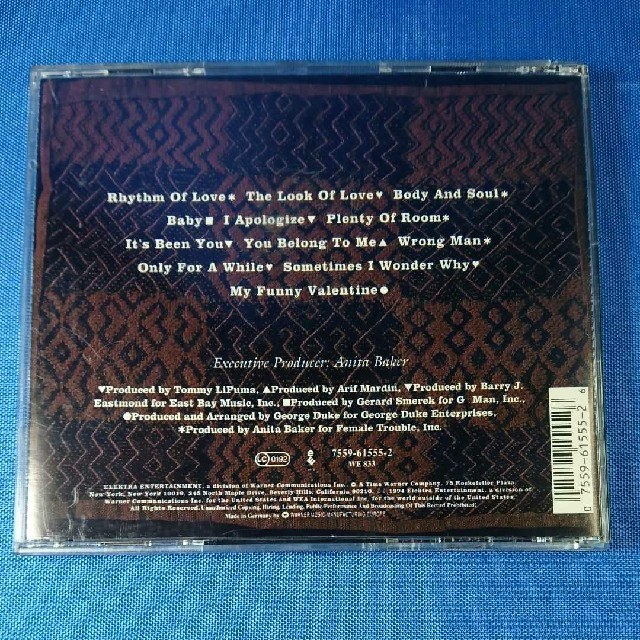 アニタ ベーカー / リズム・オブ・ラヴ Rhythm of Love CDの通販 by