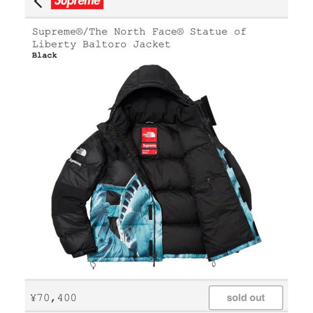 Supreme The North Face バルトロ 黒M