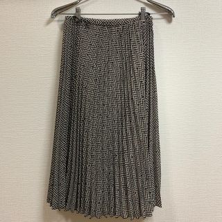 ダブルスタンダードクロージング(DOUBLE STANDARD CLOTHING)のまま様専用‼️sov.幾何学柄プリーツスカート(ひざ丈スカート)