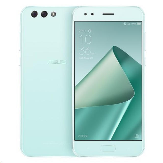 ASUS(エイスース)の【新品未開封】SIMフリー ZE554KL Zenfone4 グリーン スマホ/家電/カメラのスマートフォン/携帯電話(スマートフォン本体)の商品写真