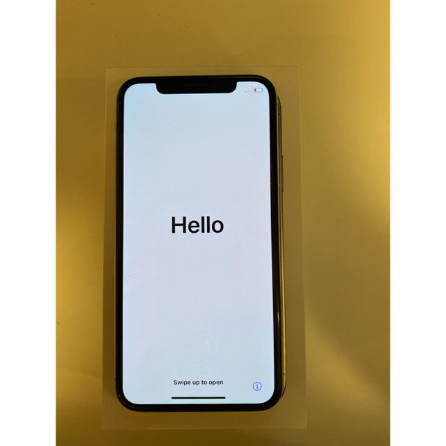 スマートフォン本体iPhone X Silver 64 GB SIMフリー　ジャンク扱い