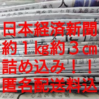 日本経済新聞 新聞紙 1kg まとめ売り(その他)