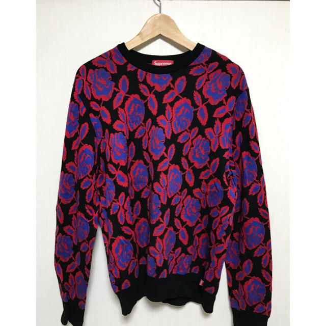 supreme rose sweater ローズ セーター