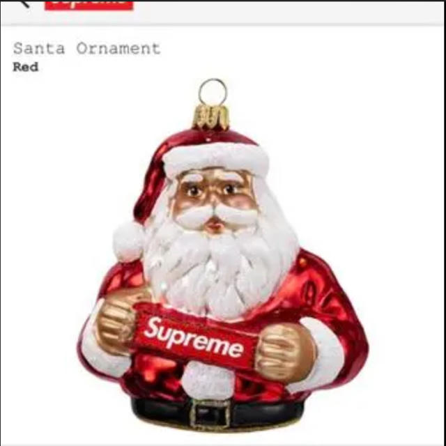 supreme santa ornament サンタクロース フィギュア