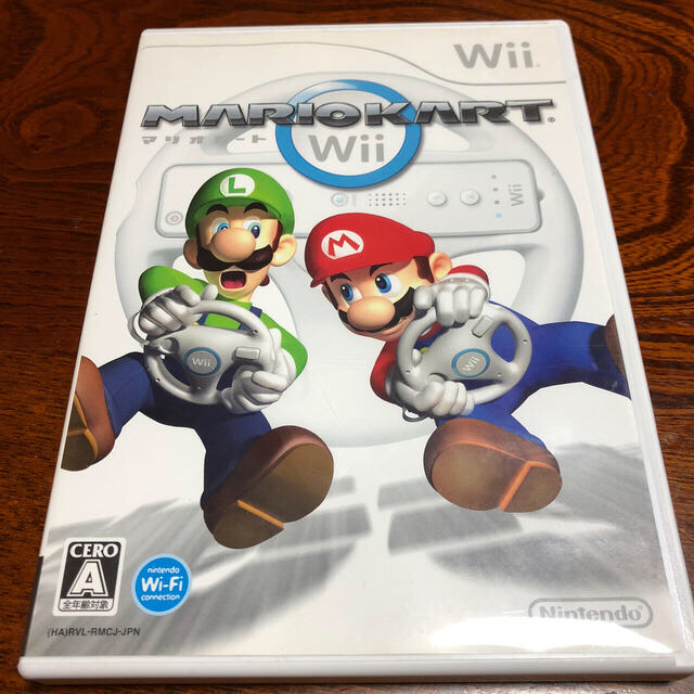 Wii(ウィー)のWii マリオカート カセット エンタメ/ホビーのゲームソフト/ゲーム機本体(家庭用ゲームソフト)の商品写真