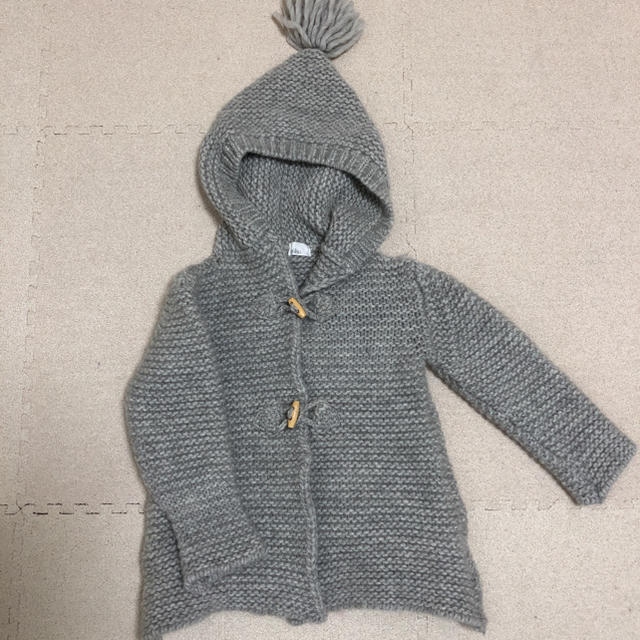 PETIT BATEAU(プチバトー)のbuho ニットコート キッズ/ベビー/マタニティのキッズ服男の子用(90cm~)(コート)の商品写真