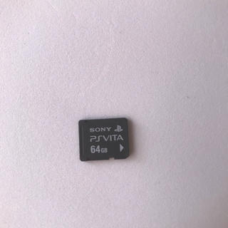 プレイステーションヴィータ(PlayStation Vita)のps vita メモリーカード　64GB(携帯用ゲーム機本体)
