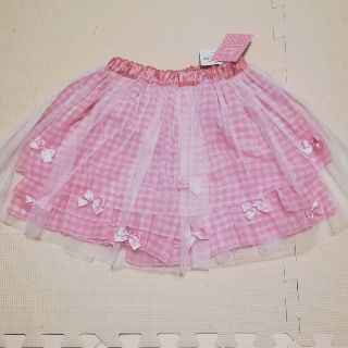 シャーリーテンプル(Shirley Temple)のシャーリーテンプル　チュールリボン🎀キュロット　130(スカート)