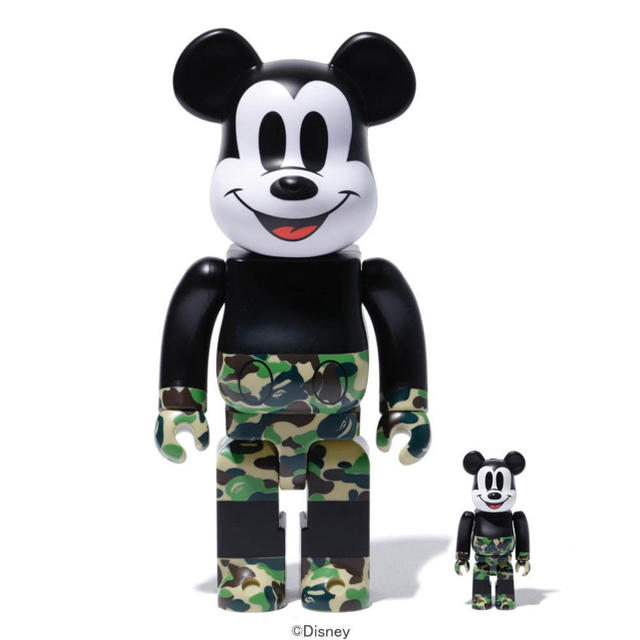 ベアブリック　BAPE® MICKEY MOUSE 100%＆400%