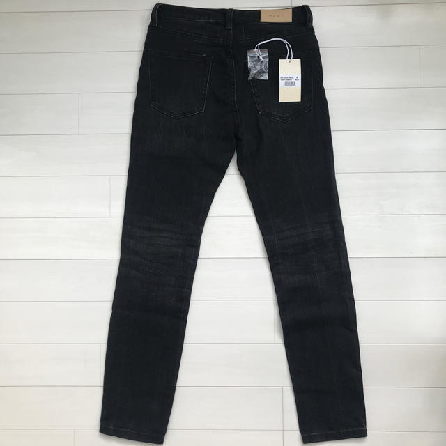 mnml S19 stretch denim 28インチ blackメンズ