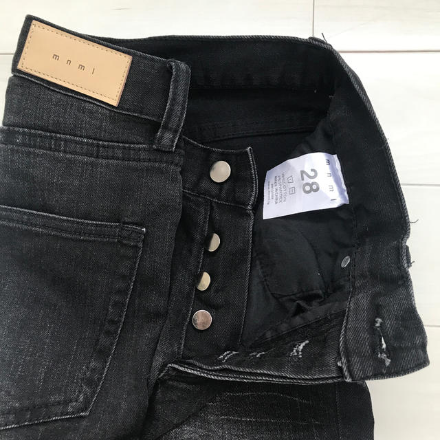 mnml S19 stretch denim 28インチ black