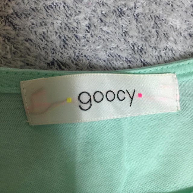 goocy(グースィー)のgoocy☆エメラルドグリーン☆Tシャツ レディースのトップス(Tシャツ(半袖/袖なし))の商品写真