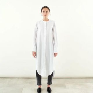 ビューティアンドユースユナイテッドアローズ(BEAUTY&YOUTH UNITED ARROWS)のayaa様専用 yonfa コクーンシャツワンピース ドレス Mサイズ(ロングワンピース/マキシワンピース)