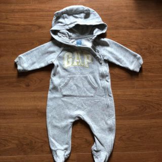 ベビーギャップ(babyGAP)のロンパース  カバーオール　くまみみ　ベビーギャップ(カバーオール)