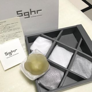 スガハラ(Sghr)のsghr 箸置き すりガラス 新品(カトラリー/箸)